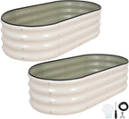 Galvanized Metal Raised Garden Bed Kit (2Pack)