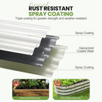 Galvanized Raised Garden Bed Kit 2pcs