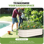 Galvanized Raised Garden Bed Kit 2pcs