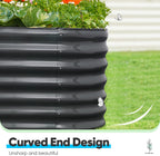 Galvanized Raised Garden Bed Kit Oval Metal Planter