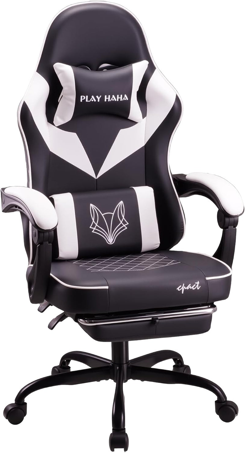 Gaming Chair Ergonomic with High-Density Foam Breathable PU