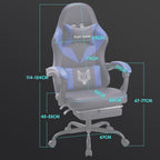 Gaming Chair Ergonomic with High-Density Foam Breathable PU