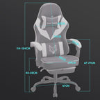 Gaming Chair Ergonomic with High-Density Foam Breathable PU