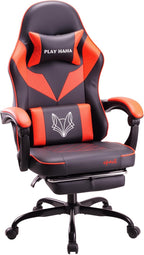 Gaming Chair Ergonomic with High-Density Foam Breathable PU
