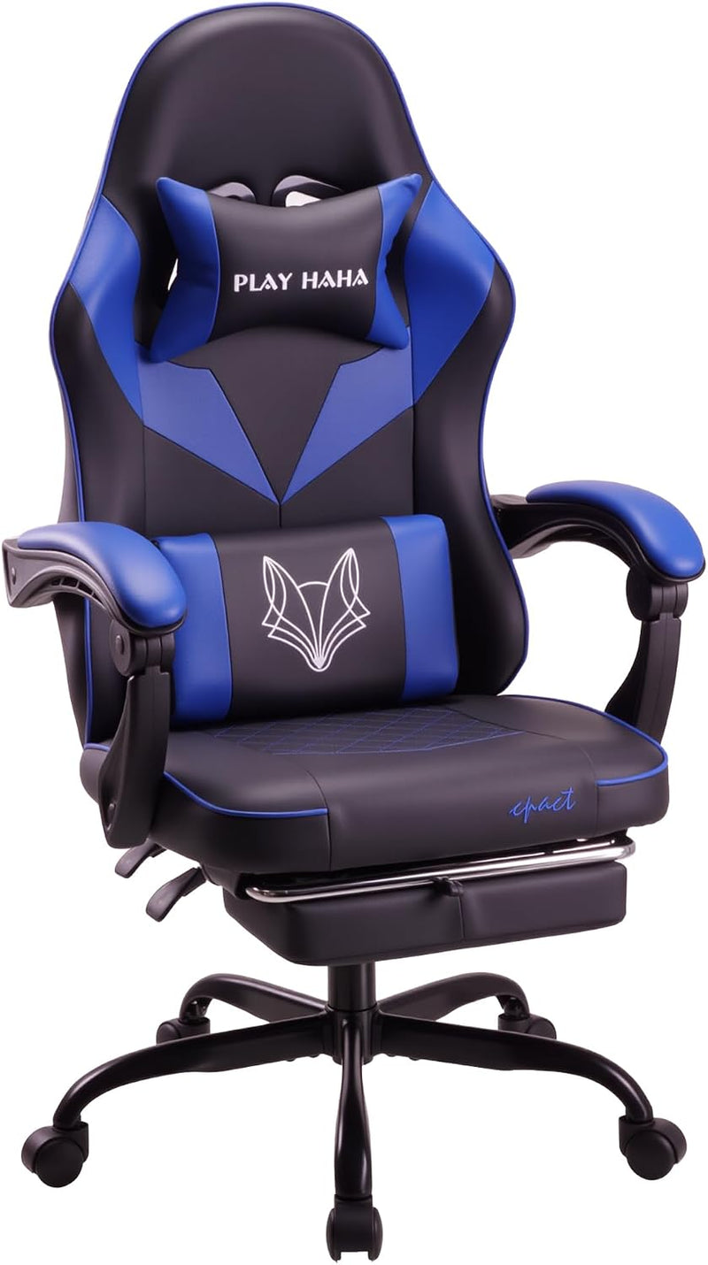 Gaming Chair Ergonomic with High-Density Foam Breathable PU