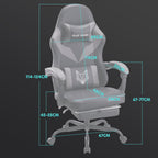 Gaming Chair Ergonomic with High-Density Foam Breathable PU