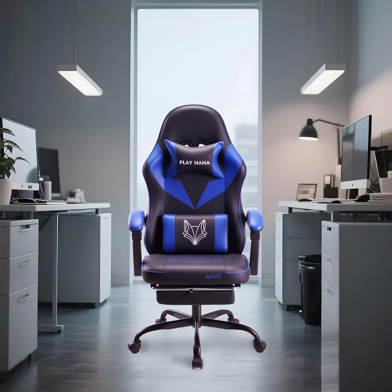 Gaming Chair Ergonomic with High-Density Foam Breathable PU