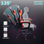 Gaming Chair Ergonomic with High-Density Foam Breathable PU