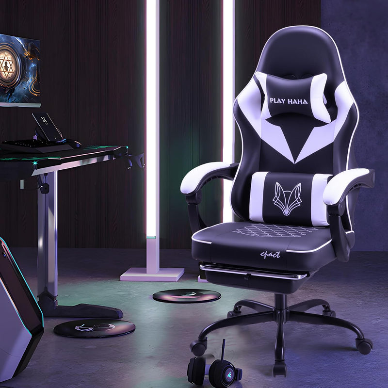 Gaming Chair Ergonomic with High-Density Foam Breathable PU