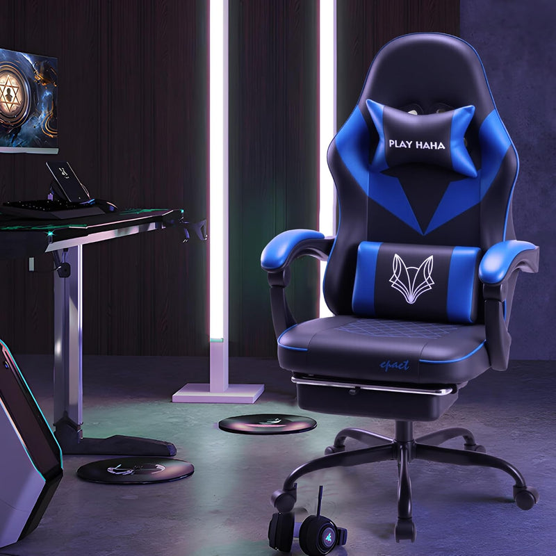 Gaming Chair Ergonomic with High-Density Foam Breathable PU