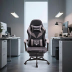 Gaming Chair Ergonomic with High-Density Foam Breathable PU