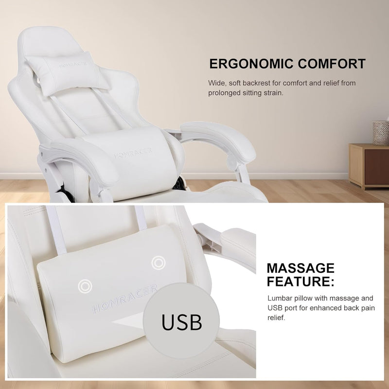 Gaming Chair Grade:a Genuine Leather Ergonomic Office Computer