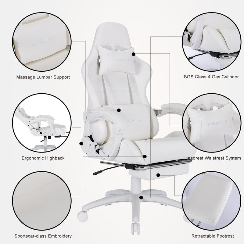 Gaming Chair Grade:a Genuine Leather Ergonomic Office Computer