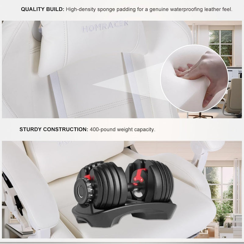 Gaming Chair Grade:a Genuine Leather Ergonomic Office Computer