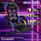 Gaming Chair with 8-Point Massage Ergonomic Computer Office