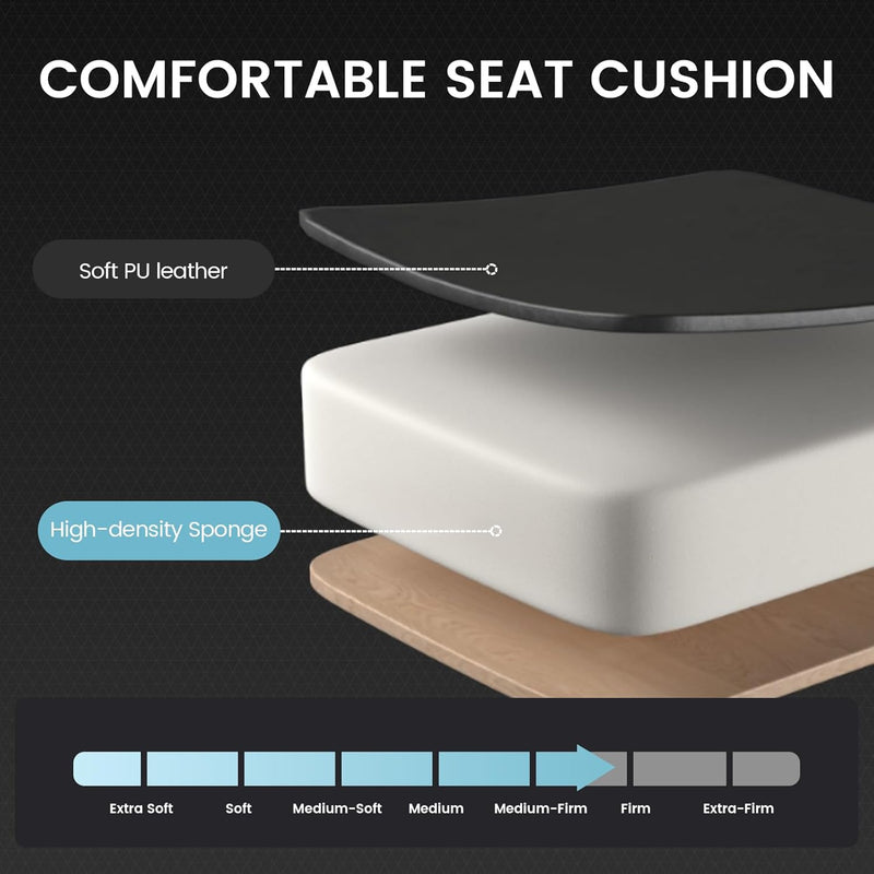 Gaming Chair with Footrest Ergonomic Computer Lumbar Support