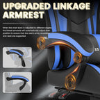 Gaming Chair with Footrest Ergonomic Computer Lumbar Support