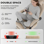 Gaming Chair with Footrest Ergonomic Office Lumbar Support