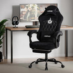 Gaming Chair with Footrest Ergonomic Office Lumbar Support