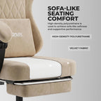Gaming Chair with Footrest Ergonomic Office Lumbar Support