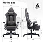 Gaming Chair with Footrest Thicken Seat Gamer Chairs