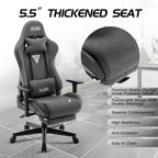 Gaming Chair with Footrest Thicken Seat Gamer Chairs