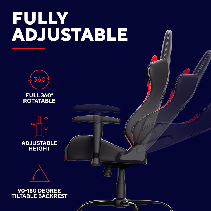 Gaming Chair with Padded Arm Rest