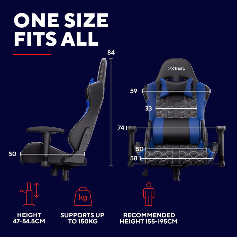Gaming Chair with Padded Arm Rest