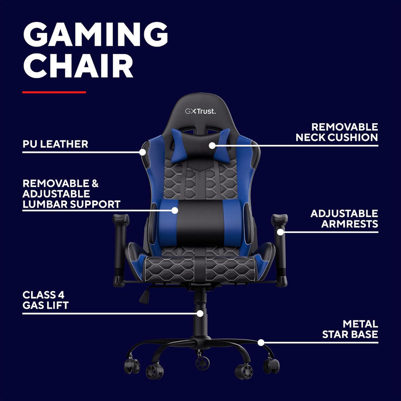 Gaming Chair with Padded Arm Rest