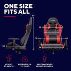 Gaming Chair with Padded Arm Rest
