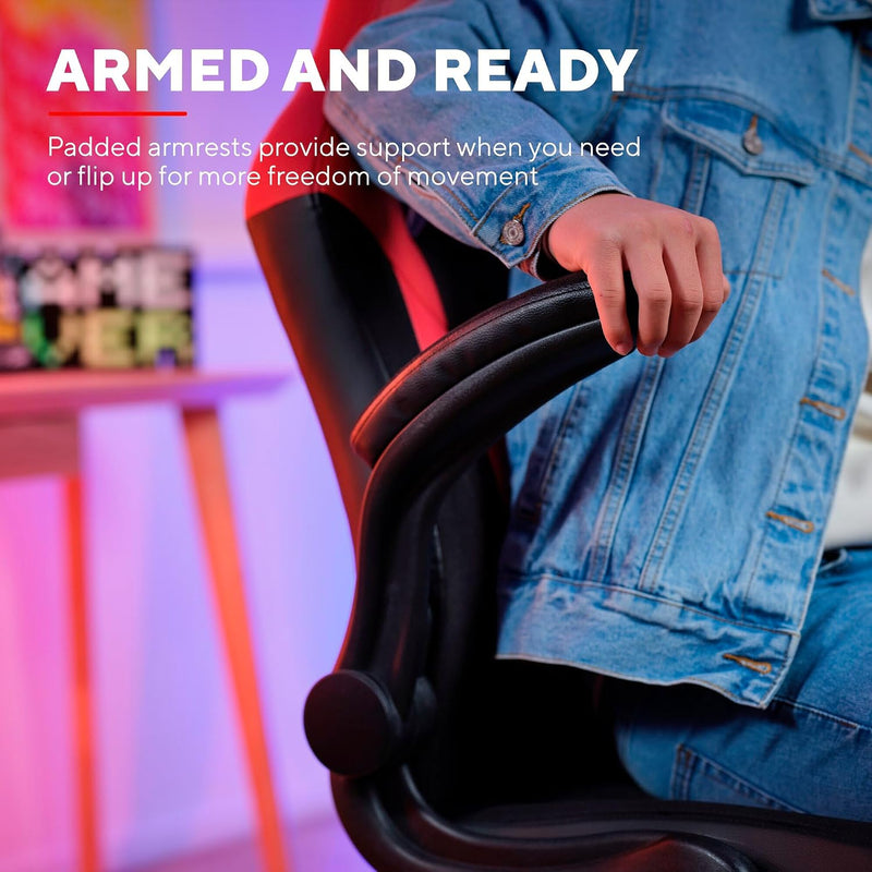 Gaming Chair with Padded Arm Rest