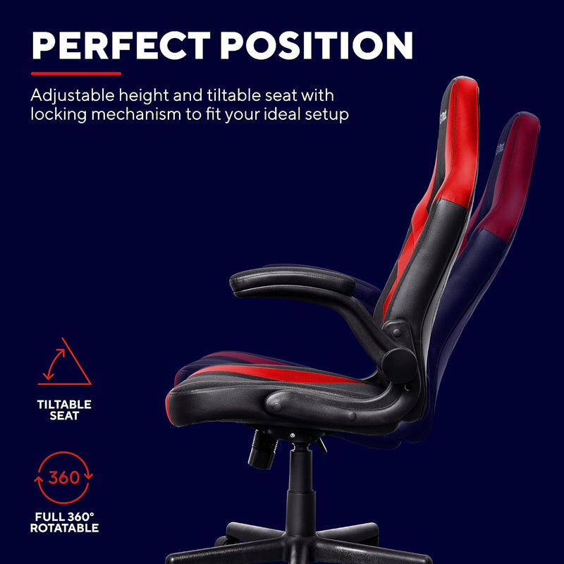 Gaming Chair with Padded Arm Rest