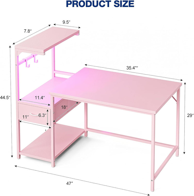 Gaming Desk 120CM with Cpu Stand