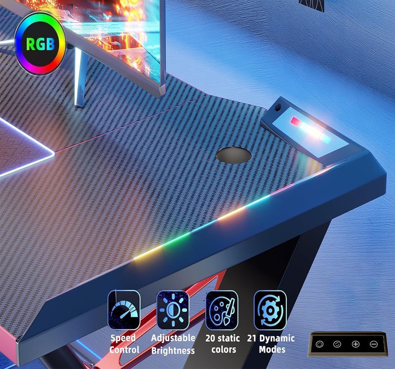 Gaming Desk with LED
