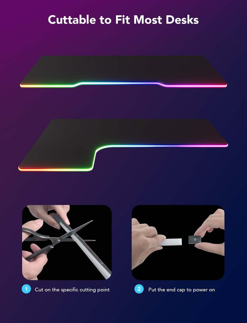 Rgbic 3m Neon Rope Gaming Lights Soft LED