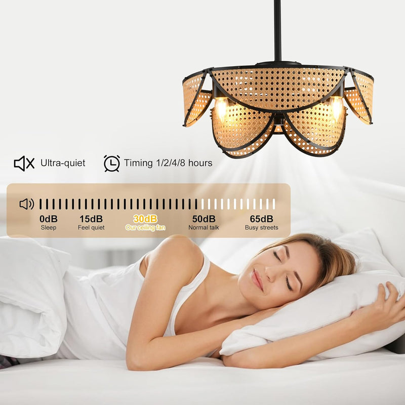 Ceiling Fan with Lights Industrial Style Farmhouse Lighting