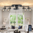 Black, 4 Lights