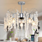 Ganeed Caged Ceiling Fan with Lights Industrial Style