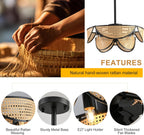 Ganeed Caged Ceiling Fan with Lights Industrial Style