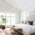 Chandeliers Retro Iron Pendant Chandelier Candle Rustic Hanging