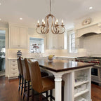 Chandeliers Retro Iron Pendant Chandelier Candle Rustic Hanging