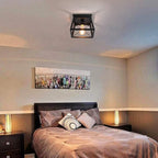 Ganeed Farmhouse Chandelier Matte Metal Modern Hanging Lamp