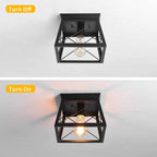 Ganeed Farmhouse Chandelier Matte Metal Modern Hanging Lamp