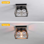 Ganeed Farmhouse Chandelier Matte Metal Modern Hanging Lamp