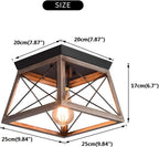 Ganeed Farmhouse Chandelier Matte Metal Modern Hanging Lamp