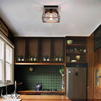 Ganeed Farmhouse Chandelier Matte Metal Modern Hanging Lamp