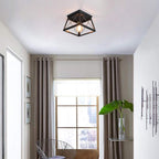 Ganeed Farmhouse Chandelier Matte Metal Modern Hanging Lamp