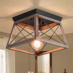 Ganeed Farmhouse Chandelier Matte Metal Modern Hanging Lamp