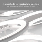 Ganeed LED Ceiling Light Fixture with Remote Control