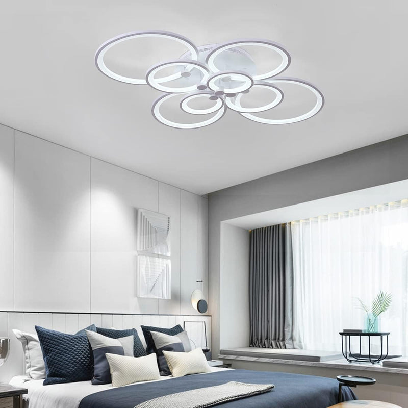LED Ceiling Light Fixture with Remote Control 72W